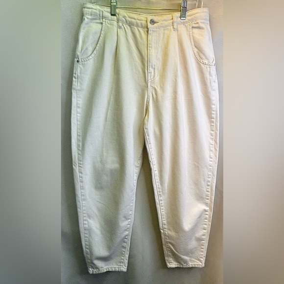 Mng Jeans Denim - MNG Denim Regina Jeans Size 10 Color Ecru